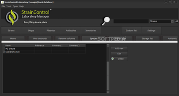 StrainControl Laboratory Manager screenshot 9