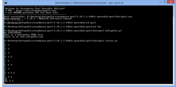 Strawberry Perl Portable screenshot