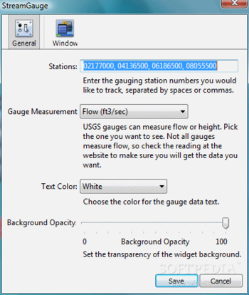 StreamGauge screenshot 2