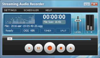 Streaming Audio Recorder screenshot