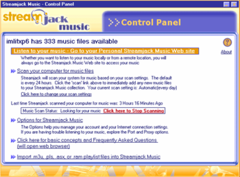 Streamjack Music screenshot