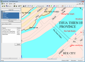 StreetFinder screenshot