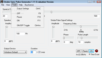 Strobe Sync Pulse Generator screenshot 2