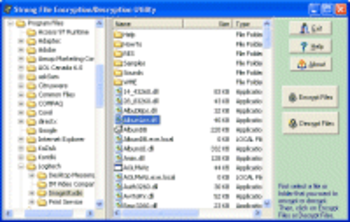 Strong File Encryption Decryption screenshot