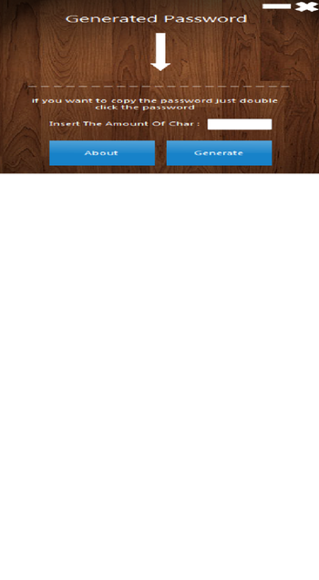 Strong Password Generator screenshot
