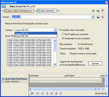 StuckVideoPixelRemover screenshot