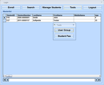 Student Enrollment Database Software screenshot 4