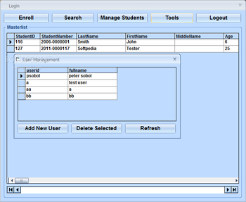 Student Enrollment Database Software screenshot 5
