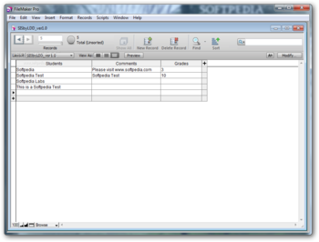 Student Information System screenshot