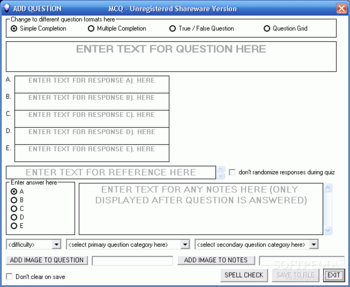 Students MCQ Manager screenshot 3