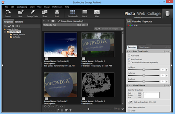 StudioLine Photo Pro screenshot