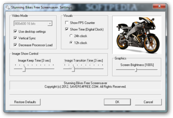 Stunning Bikes Free Screensaver screenshot 2