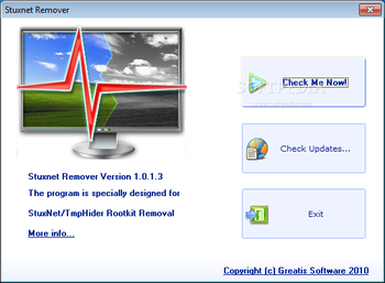 StuxnetRemover screenshot