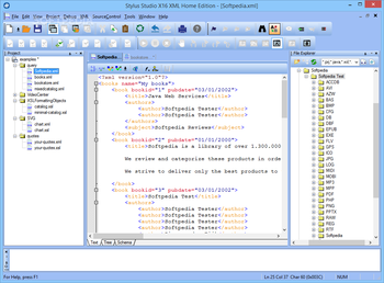 Stylus Studio X16 XML Home Edition screenshot