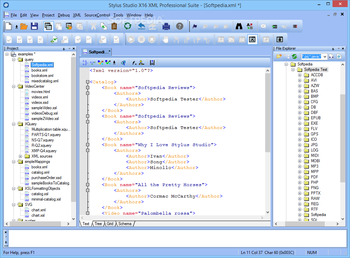 Stylus Studio X16 XML Professional Suite screenshot
