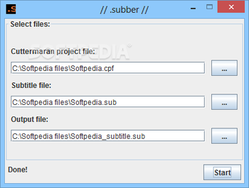 Subber screenshot