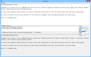 SubCipher screenshot