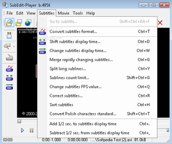 SubEdit Player screenshot 3