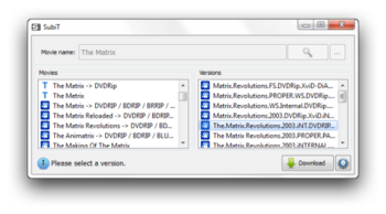 SubiT screenshot