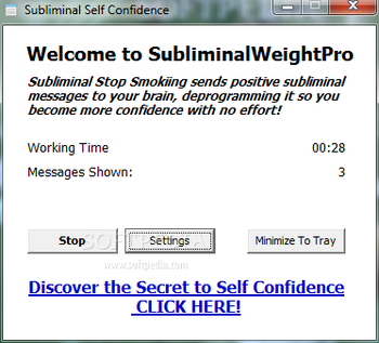 Subliminal Self Confidence screenshot