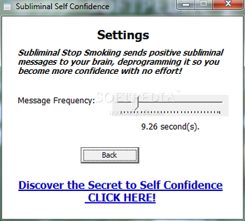 Subliminal Self Confidence screenshot 2