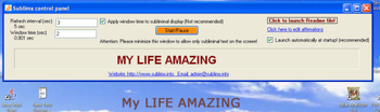 Sublimx tool screenshot