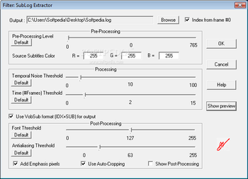 SubLog Extractor screenshot