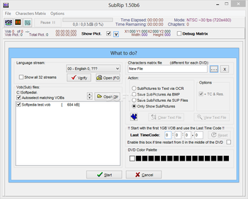 SubRip screenshot