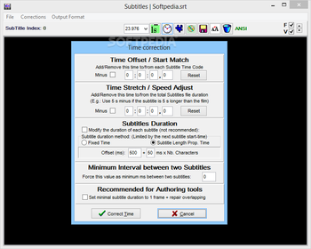 SubRip screenshot 3