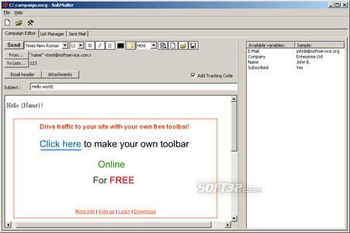 Subscription Mailer screenshot 2