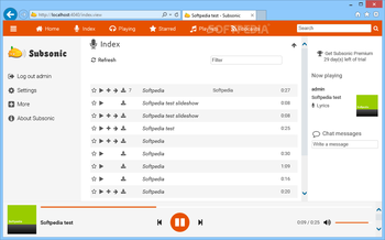 Subsonic screenshot