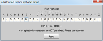 Substitution Cipher screenshot 2