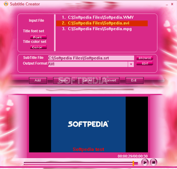 Subtitle Creator screenshot