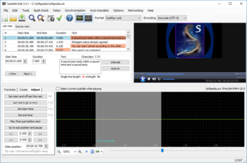 Subtitle Edit screenshot 3