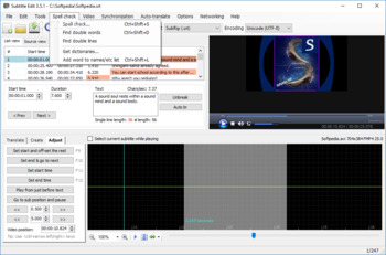 Subtitle Edit screenshot 7