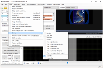Subtitle Edit Portable screenshot 6