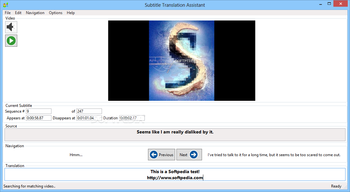 Subtitle Translation Assistant (formerly Script Translation Assistant) screenshot