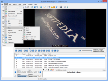 Subtitle Workshop Portable screenshot 3