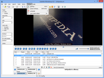 Subtitle Workshop Portable screenshot 7