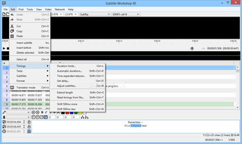 Subtitle Workshop screenshot 3