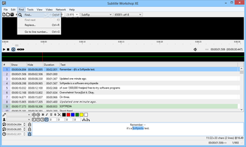 Subtitle Workshop screenshot 4