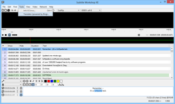 Subtitle Workshop screenshot 5