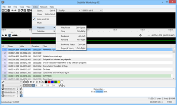 Subtitle Workshop screenshot 7