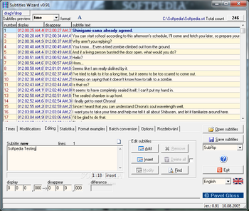 Subtitles Wizard screenshot 3