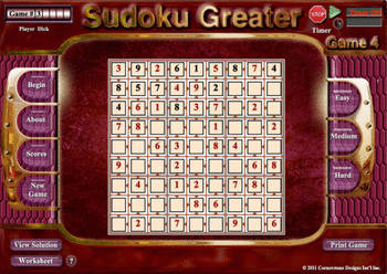 Sudoku Greater screenshot