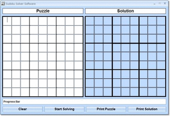 Sudoku Solver Software screenshot