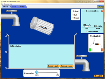 Sugar and Salt Solutions screenshot