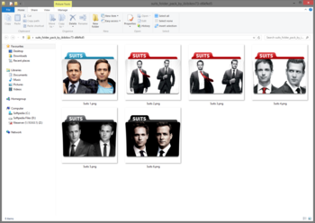 Suits Folder Icon screenshot