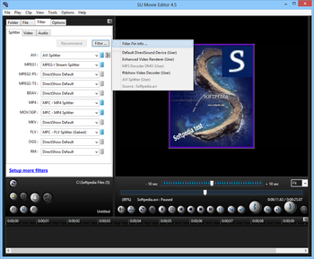 SUM Editor (formerly SU Movie Editor) screenshot 2