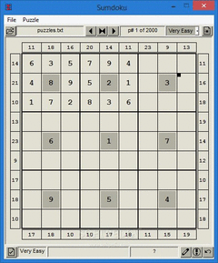 Sumdoku screenshot